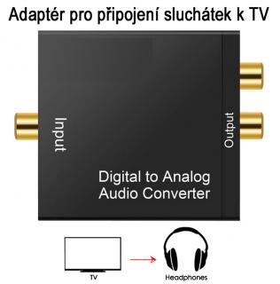 DAC 01-LT, Adaptér na sluchátka k TV