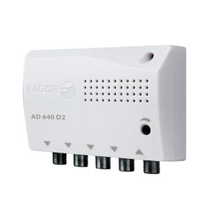 Fagor AD 640 D2 zesilovač, 18 dB, 1 vstup VHF/UHF, 4 výstupy, LTE700
