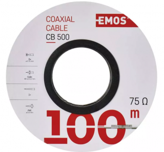 Koaxiální kabel Emos CB500 / 5 mm metrový prodej