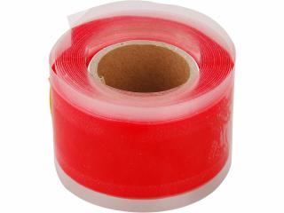 Páska silikonová samofixační, 25mm x 3,3m, červená barva EXTOL-PREMIUM