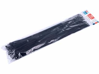 Pásky stahovací na kabely černé, 600x8,8mm, 50ks, nylon PA66 EXTOL-PREMIUM