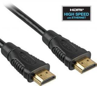 PremiumCord HDMI High Speed + Ethernet kabel, zlacené konektory, 20m