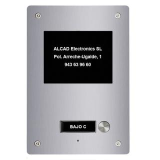 PTS-64201 rozšiřující vstupní panel ALOI,1 jednostrané tlačítko, active view, systém 2v