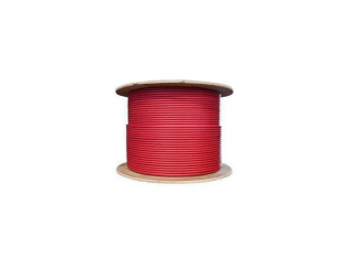 Solární kabel FVE H1Z2Z2-K 1500V, 6,0mm2, červený 500m, cívka