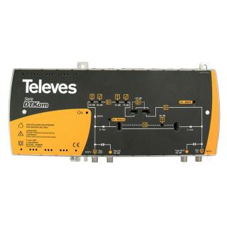 Televes 451203 DTCOM CATV zesilovac 87-1006 MHz, 30/40 dB, rw.65 MHz, 230 Vdc