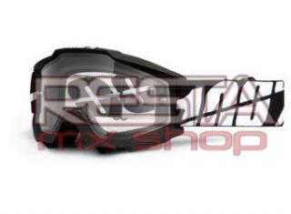 100% brýle motokrosové Accuri Black Tornado Enduro - dvojitá skla