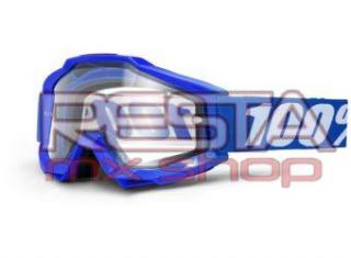 100% brýle motokrosové Accuri Reflex Blue Enduro - dvojitá skla