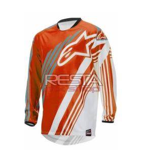 Dres Racer Supermatic 2015, ALPINESTARS oranžová/bílá/tyrkysová