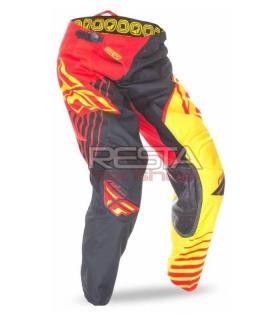 kalhoty Kinetic Vector, FLY RACING červená/černá/žlutá
