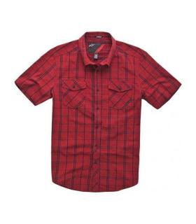 Košile VEX krátký rukáv, Alpinestars červená