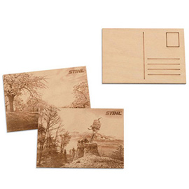 STIHL Dřevěná pohlednice (2ks)