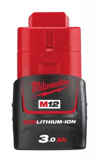 Milwaukee M12B3 12V akumulátor 3,0 Ah