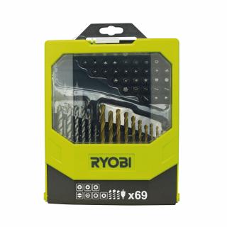 Ryobi RAK69MIX sada vrtáků a šroubovacích bitů 46 ks