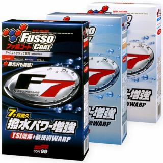 Soft 99 Fusso Coat F7 – trvanlivý vosk s odpuzováním vody a nečistot