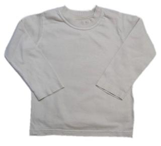 Béžové bavlněné tričko s dlouhým rukávem -vel.92 (second hand)