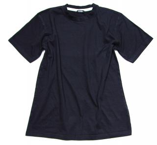 Černé bavlněné tričko s krátkým rukávem -vel.152 (second hand )