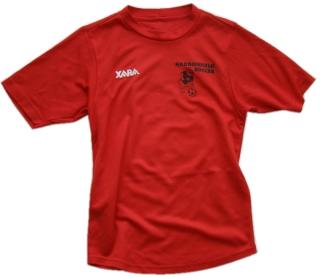 Červené dresové triko-vel.134 (second hand)
