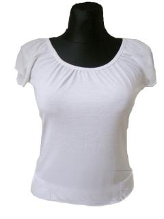 Dámské bílé tričko -vel.S (second hand)