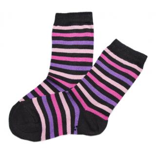 Dětské ponožky Design Sock pruhy růžové 13-14 (nové zboží)