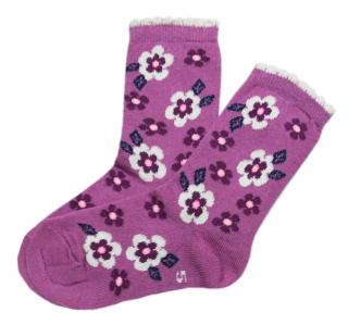 Dětské ponožky Design Sock- purpurové 19-20 (nové zboží)