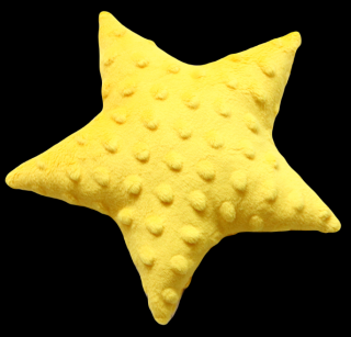 Mini hvězdička Minky žlutá