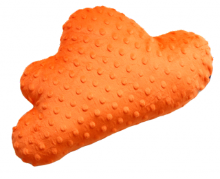 Minky polštářek mráček  -oranžová