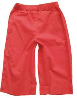 Plátěné červené kalhoty -vel.80 (second hand)