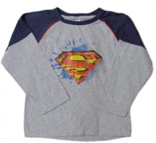 Tričko s dlouhým rukávem Superman-vel.110 (second hand)