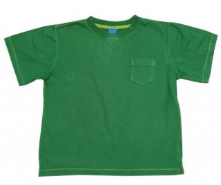Zelené bavlněné tričko Adams -vel.122 (second hand)
