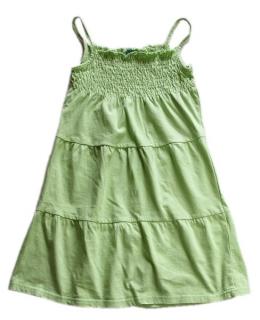Zelenkavé šaty Tu -vel.140 (second hand)