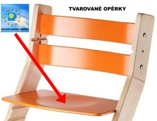 Rostoucí židle - sedák oranžový