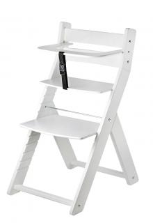 Rostoucí židle WOOD PARTNER LUCA BÍLÁ Barevné provedení: bílá/bílá