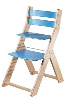 Rostoucí židle WOOD PARTNER SANDY Barevné provedení: lak/modrá