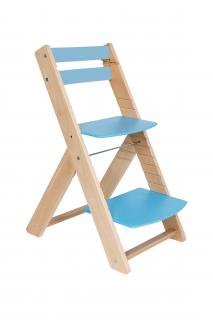 Rostoucí židle WOOD PARTNER VENDY Barevné provedení: lak/modrá