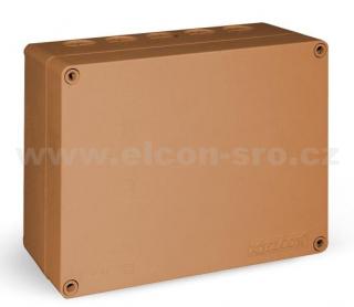 Rozvodná krabice Elcon IP55 - K010.7 C3 hnědá (K010.7 C3)