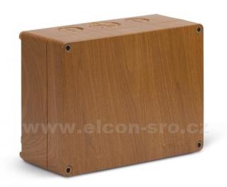 Rozvodná krabice Elcon IP55 K010.9 dub (K010.9 C3)