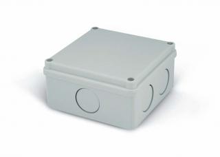 Rozvodná krabice Elcon IP65 - K100-2 - šedá, prolis (K100-2)