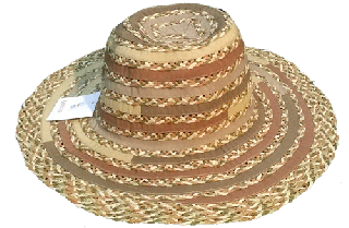 klobouk dámský, letní, slaměný  40055 (klobouk slaměný, letní, dámský 40055)