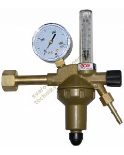 Redukční ventil Dusík DIN FLOW 200bar / průtokoměr 0-30 litrů