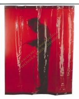 Svařovací zástěna transparentní červená 1,8x1,4m (DIN 6) ESAB