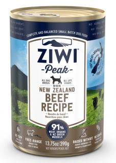 Masová konzerva Ziwi Peak hovězí maso 390g