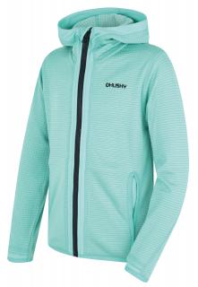 Dětská mikina s kapucí Artic Zip K turquoise/black blue Varianta: 122