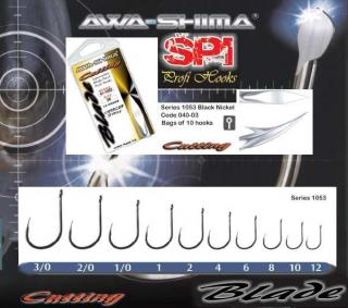 AWA-SHIMA  Cutting Blade 1053 Velikost háčků: 1/0