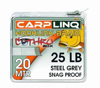 CARP LINQ Snag Proof hooklink 20m - Moos Green Nosnost: 20m/45lb