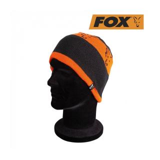 ČEPICE FOX BLACK/ORANGE BEANIE