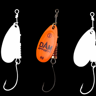 Dam Třpytka SingleHook Spinner Orange (jednoháček) Váha: 4g