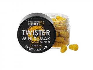 FeederBait Twister Mini Šlimak Wafters 10/7mm Příchuť nástrahy: Sladká Kukuřice