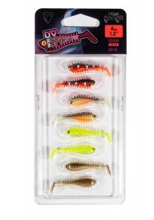 Fox Rage Gumová Nástraha Micro Spikey Mixed Colour Lure Pack 4cm/8ks