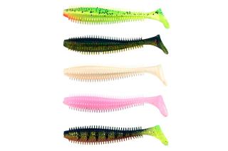 Fox Rage Gumová Nástraha Spikey UV Shads Mixed Colour 5ks/6cm