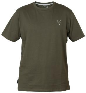 Fox Triko Collection Green Silver T Shirt Velikost trička: XXL